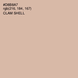#D8B8A7 - Clam Shell Color Image
